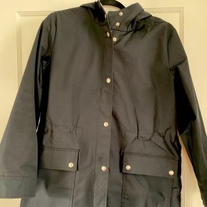 Black J.Crew raincoat